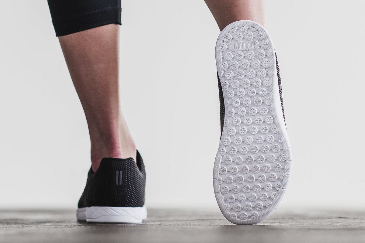 Nobull Superfabric Women's Trainers Black White | Australia (KV5037)